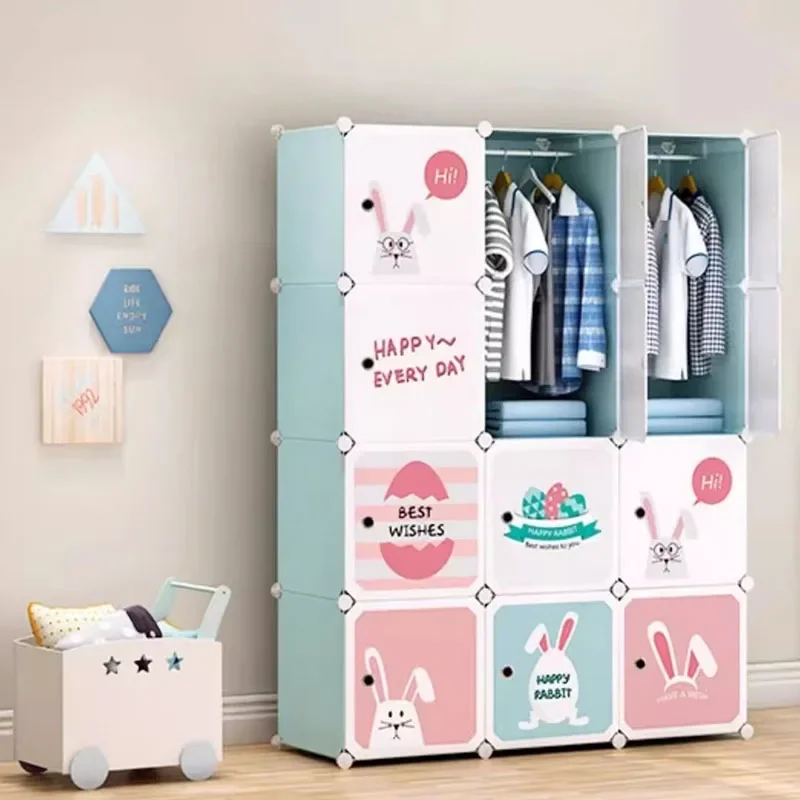

Space Saving Mini Closet Cheap Portable Exterior Garden Modular Minimalist Modern Open Wardrobe Placard Ropero Trendy Furniture