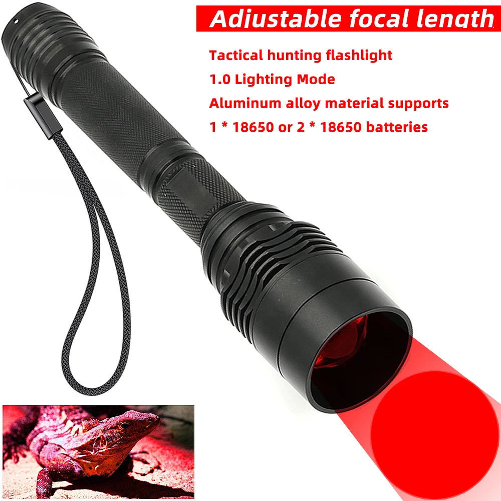 One Mode Red Light Flashlight, 1 Mode Red LED Flashlight Red Flashlight, Red LED Red Light for Astronomy, Aviation