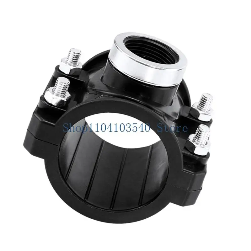 02DC Multi Purpose Plastic & Carbon Metal Pipe Connector with Internal Threads Threaded Pipe Extension for Reliable Water Flows
