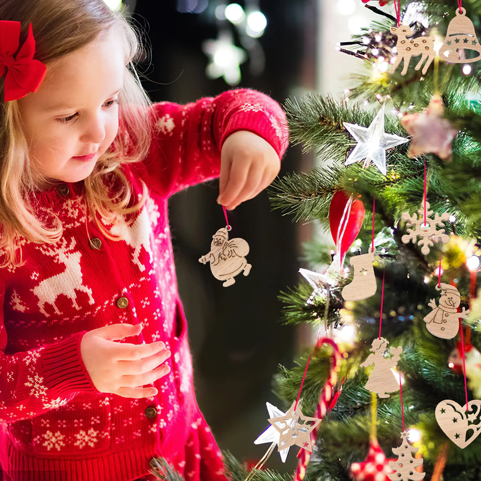 

50 шт. Премиальные деревянные заготовки для поделок, гладкие фигурки для декора дома, вечеринок, Рождества, свадеб, дней рождения