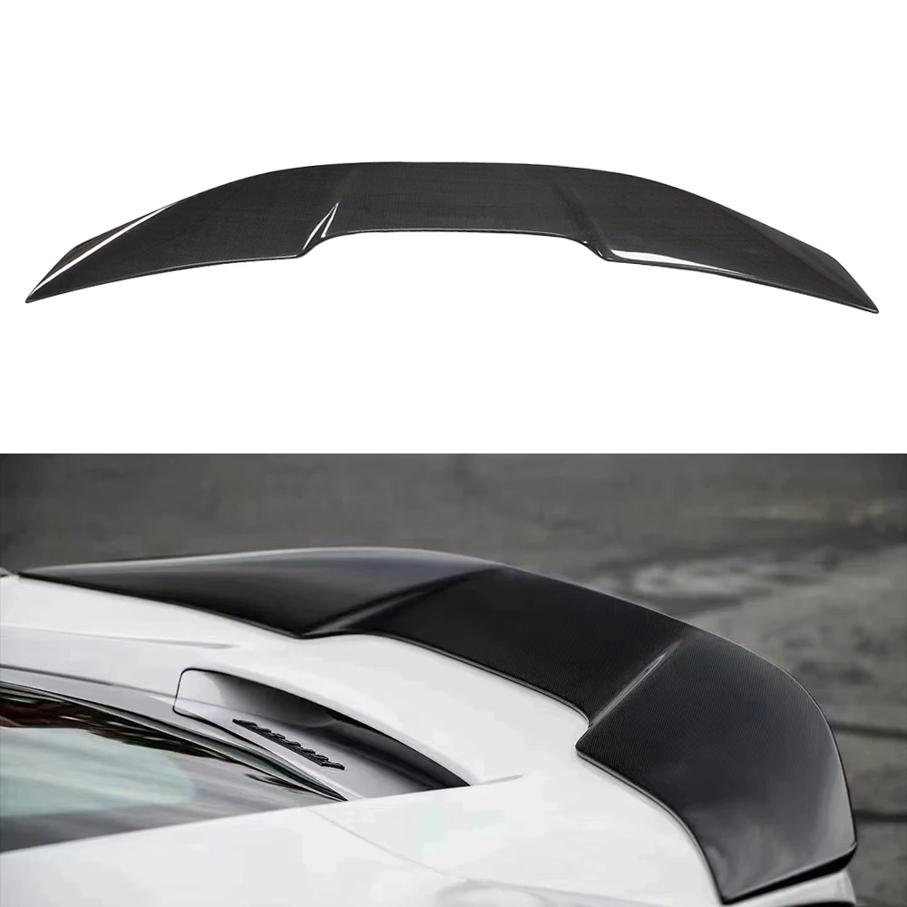 

V Style Dry Carbon Fiber Rear Trunk Spoiler Wing for Ferrari 488 GTB GT 2015-2018