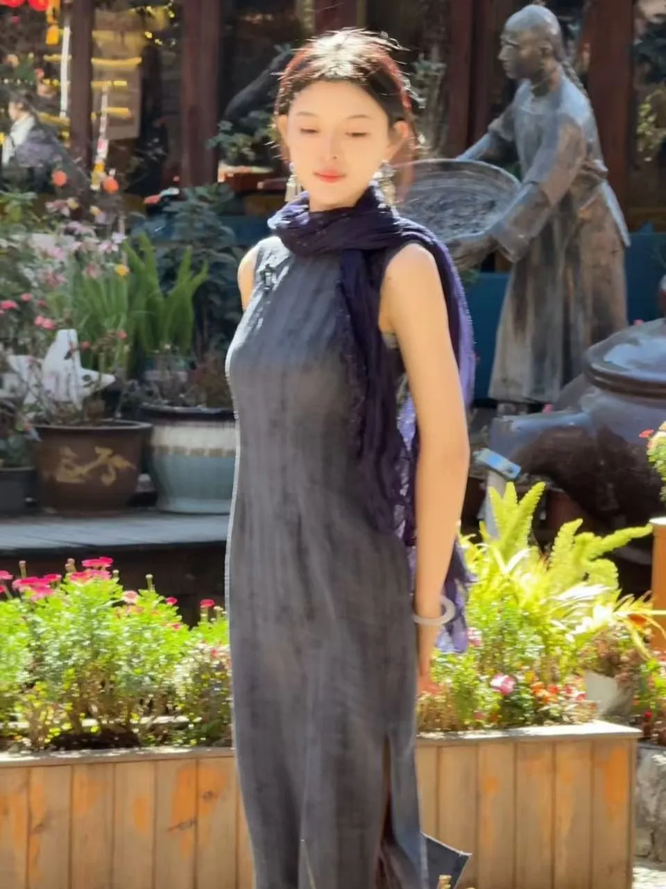 mrs-ball-ball-deep-plum-revisited-120cm-2026-new-sleeveless-vintage-style-slimming-qipao-breathable-nylon-linen-blend-midi-d