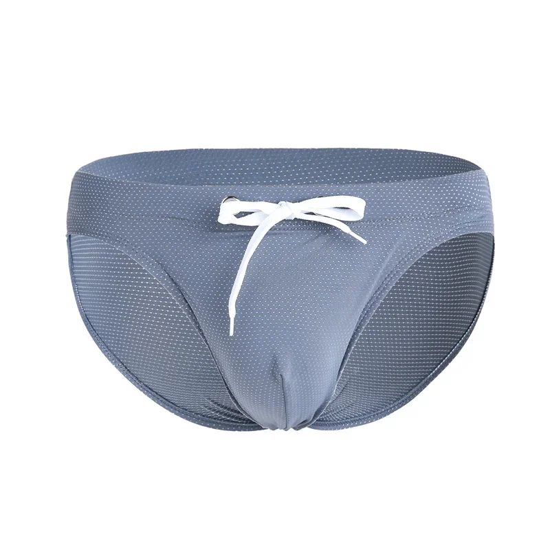Mens Swimwear Briefs Beachwear Sexy Shorts Homme Push Breathable Pad Men's Swimsuit Underpants Plus Size Tether Swimsuit