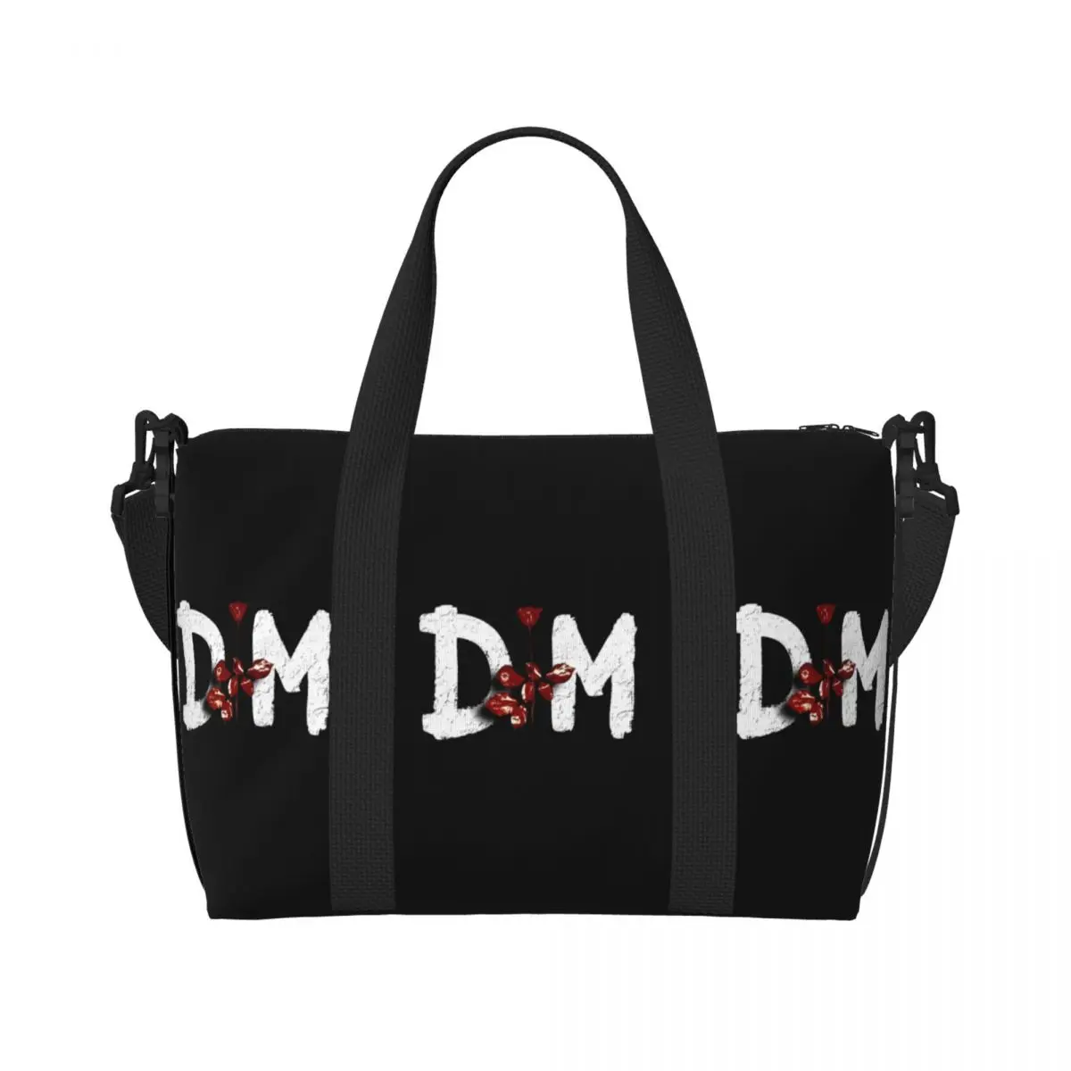 Custom Best Of Flower Mode Beach Tote Bag for Women Extra Large Gym Carry On Depeches Cool Modes Travel Shopping Bags