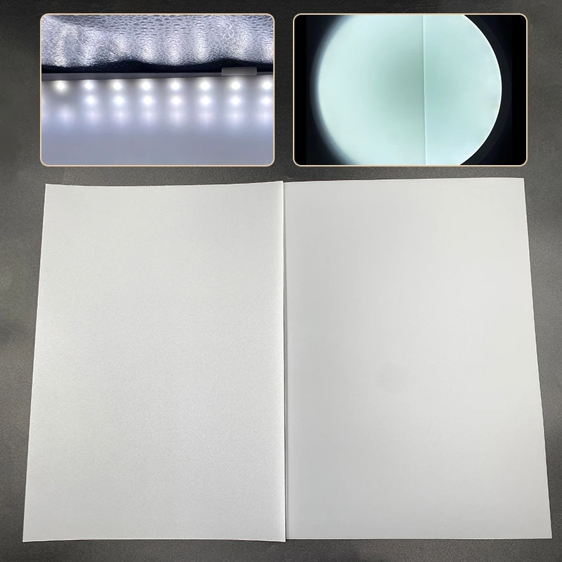 LED Lighting Display Screen Backlight Use A4 Size Diffuser Sheet 0.2MM 0.3MM 0.4MM Pc Diffusion Film