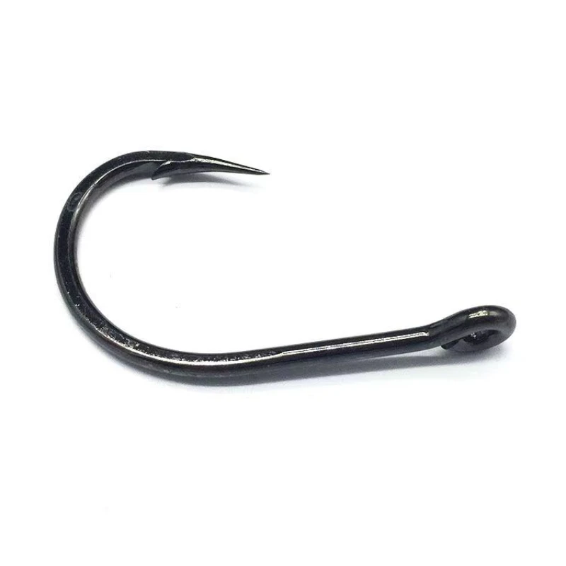 Original Mustad Sea Fishing Hooks 10827 4X Strong Hook Live Bait High Carbon Steel Barbed Hook Sturgeon Carp Tuna Jig Hook Pesca