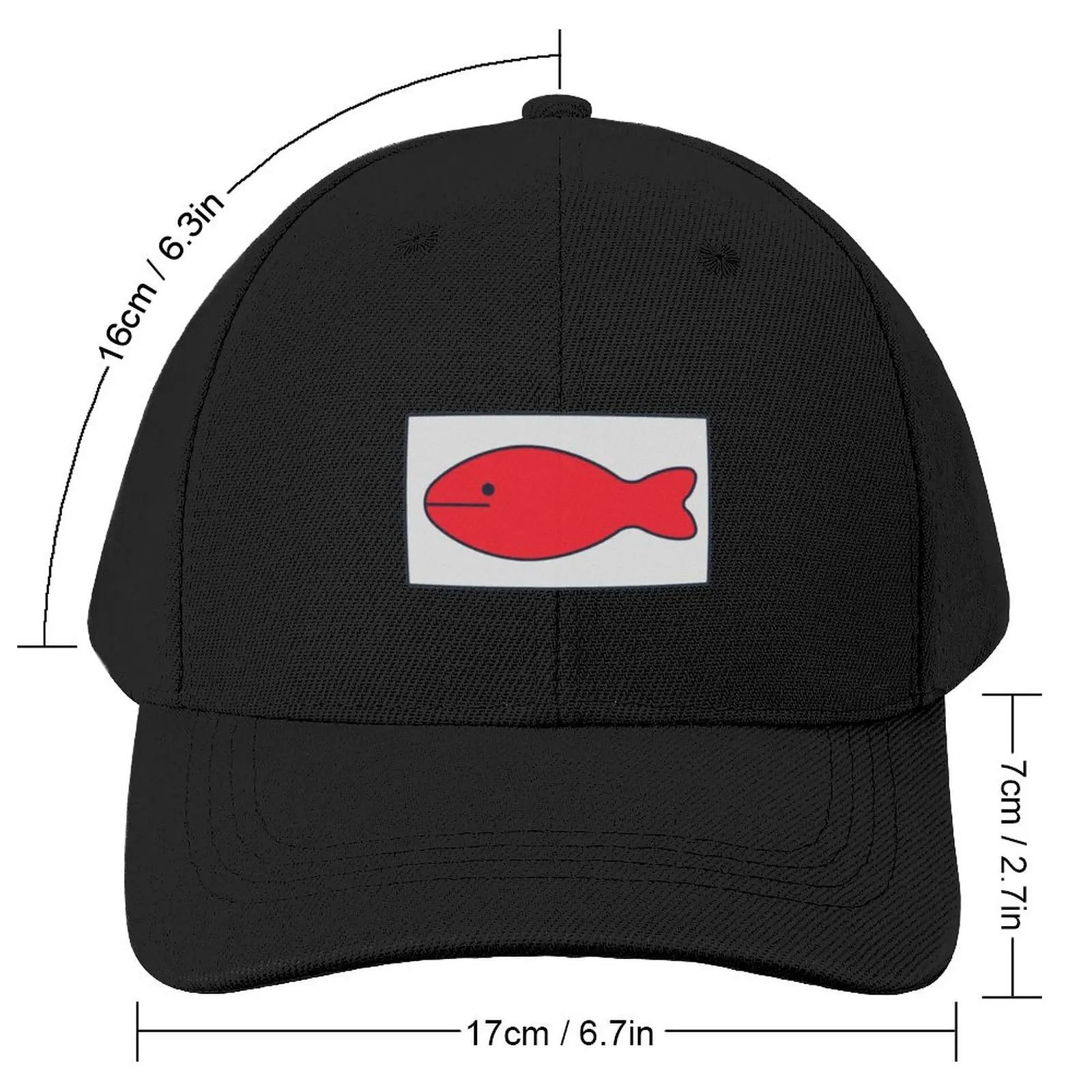 Odd Taxi Odokawa Fish Hat Baseball Cap fishing hat Visor Luxury Brand Hat Women Men's