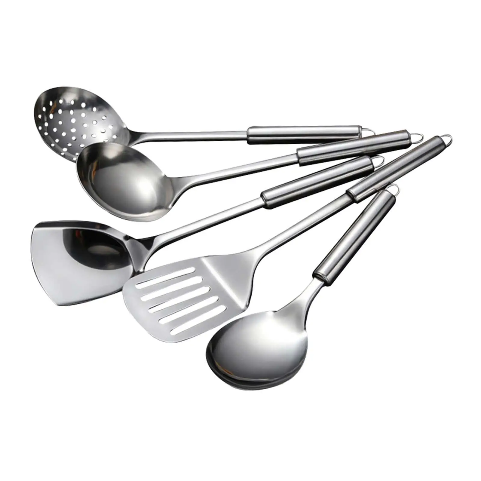 5 Pieces Kitchen Cooking Utensils Set Cookware Set Dinnerware Ladle Convenient with Spade Kitchenware for Home Restaurant
