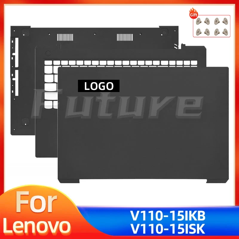 

New LCD Back Cover/Palmrest/Bottom Case Cover For Lenovo V110-15 V110-15IKB V110-15ISK Housing Top Back Shell