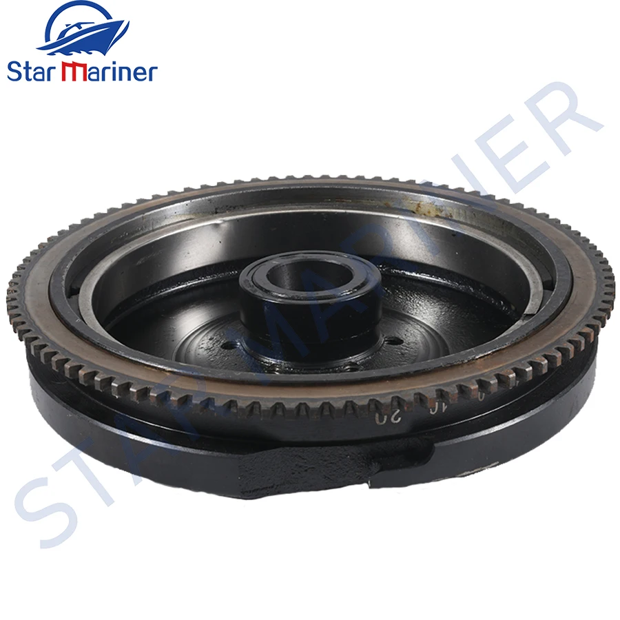 

859234T24 Flywheel for Mercury Mercruiser Outboard Motor 50HP 55HP 60HP 3 Cylinder 92 Teeth 261-859234T24 Boat Engine Replaces