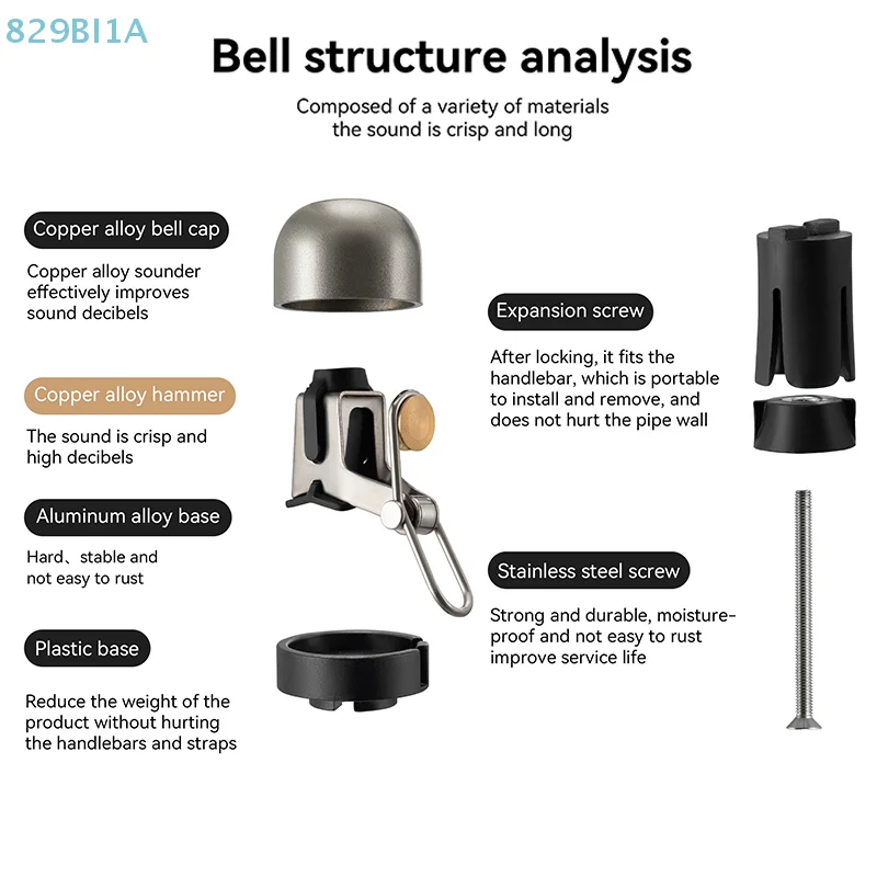 

Водонепроницаемый велосипедный звонок, изогнутый руль, вилка, звуковой сигнал, 80 дБ, громкое кольцо с высоким децибелом, сигнальный звонок, аксессуары для дорожного велосипеда