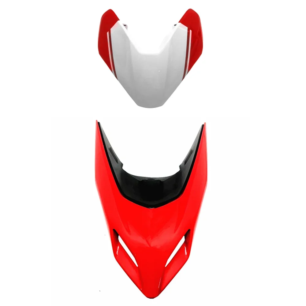 

White/Red Front Nose Headlight Fairing For Ducati Hypermotard 950 2019-2021