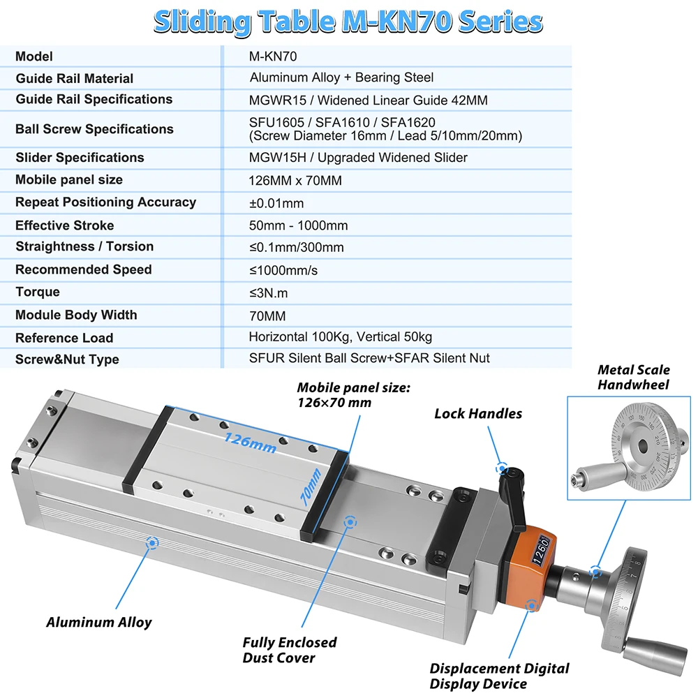 Manual Fully Enclosed Sliding  - Ball Screw review and price