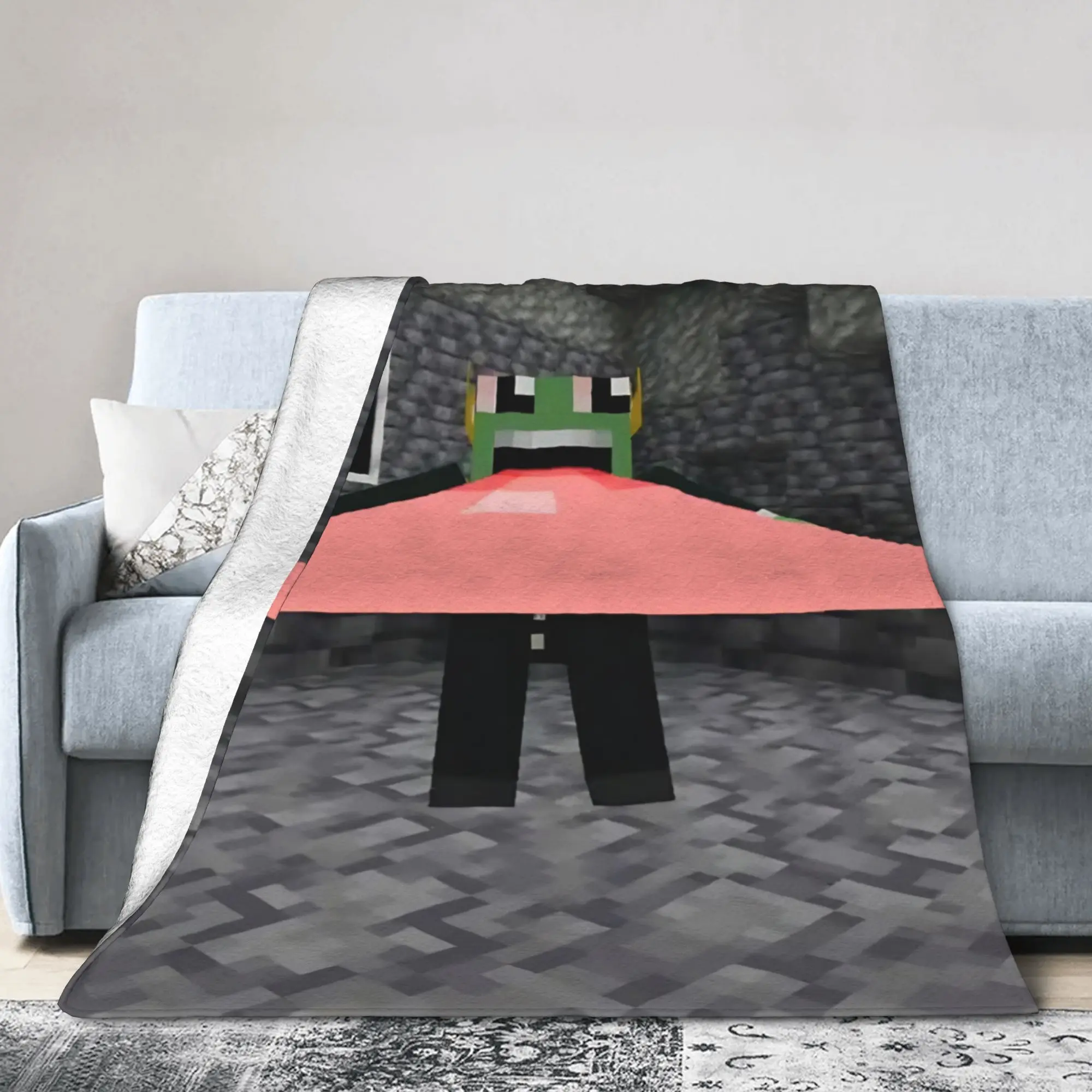 Froggydude MCYT Game Funny Meme Blankets Fleece Spring Autumn   Multifunction Soft Throw Blanket for Bed Outdoor Rug Piece