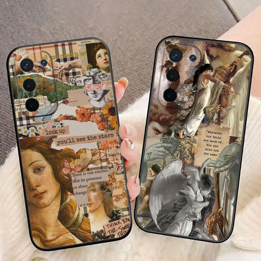 Ancient Greek Aesthetic Art Phone Case For OPPO RENO 11 11F 10 8 8T 8Z 7 7Z 6 6Z 5 5F 4 3 2F FIND X3 Pro Case Funda Coque Shell