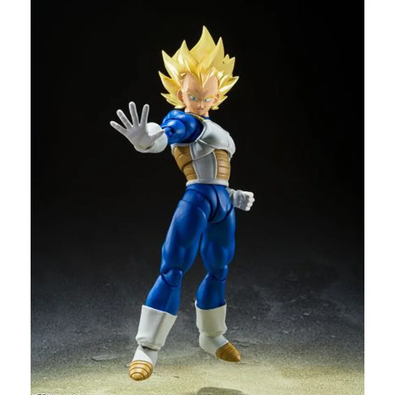 بانداي حقيقية S.H.Figuarts أنيمي الشكل سوبر سايان فيغيتا ألعاب شخصيات الحركة لصبي أطفال هدية تحصيل نموذج الحلي