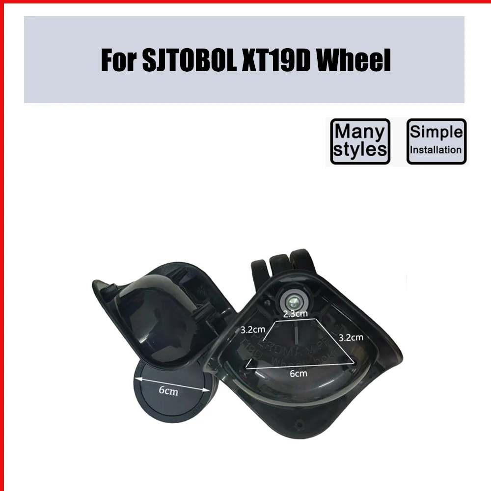 

For SJTOBOL XT19D Trolley Case Wheel Pulley Sliding Universal Luggage Wheel Silent Smooth Wear-resistant Accessories Wheels