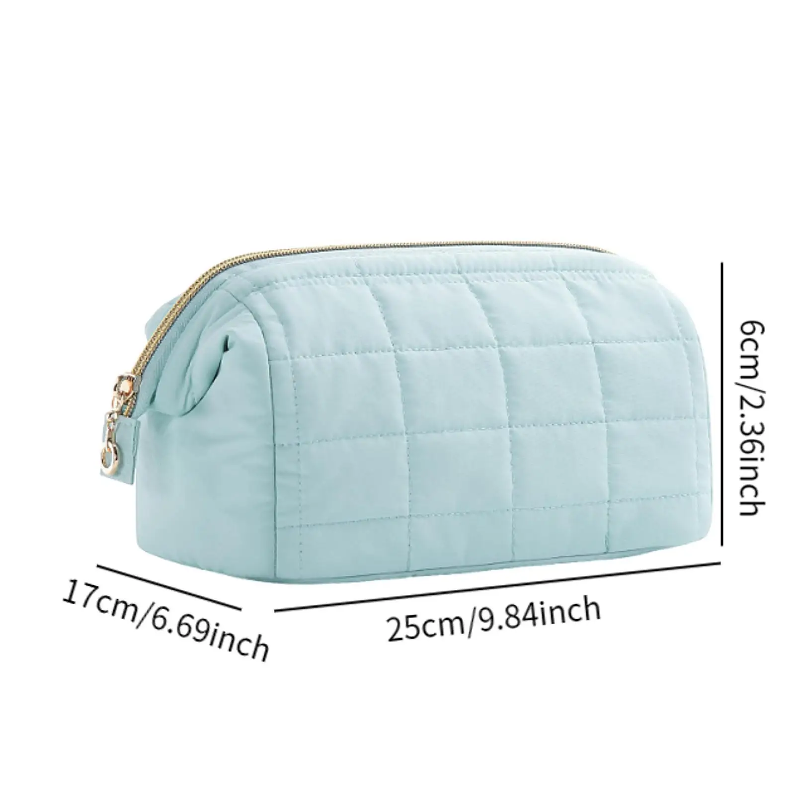 Gewatteerde make-uptas Katoenen make-uptas Ritssluiting Reismake-uptas Lippenstift