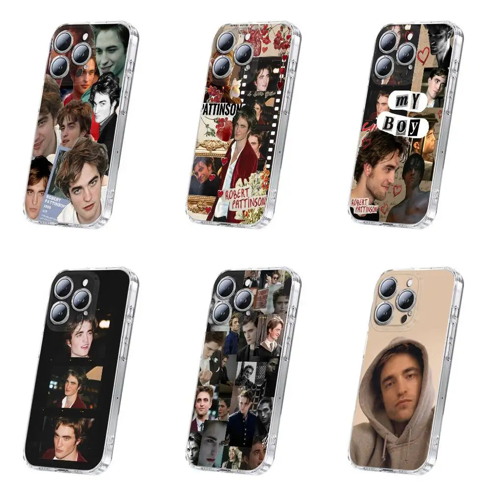 

R-Robert P-Pattinson Phone Case For iPhone 17,16,15,14,13,12,11,Plus,Pro,Max,Plus,E,Air,Mini Transparent