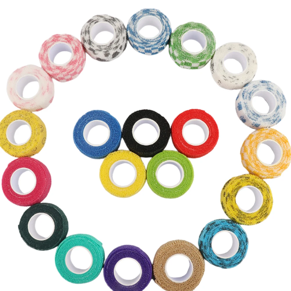 12pcs Wrap Stretch Self Adherent Tape Non-Woven Elastic Self- Adhesive Bandage Finger Tape for First Aid/Injuries/Sports