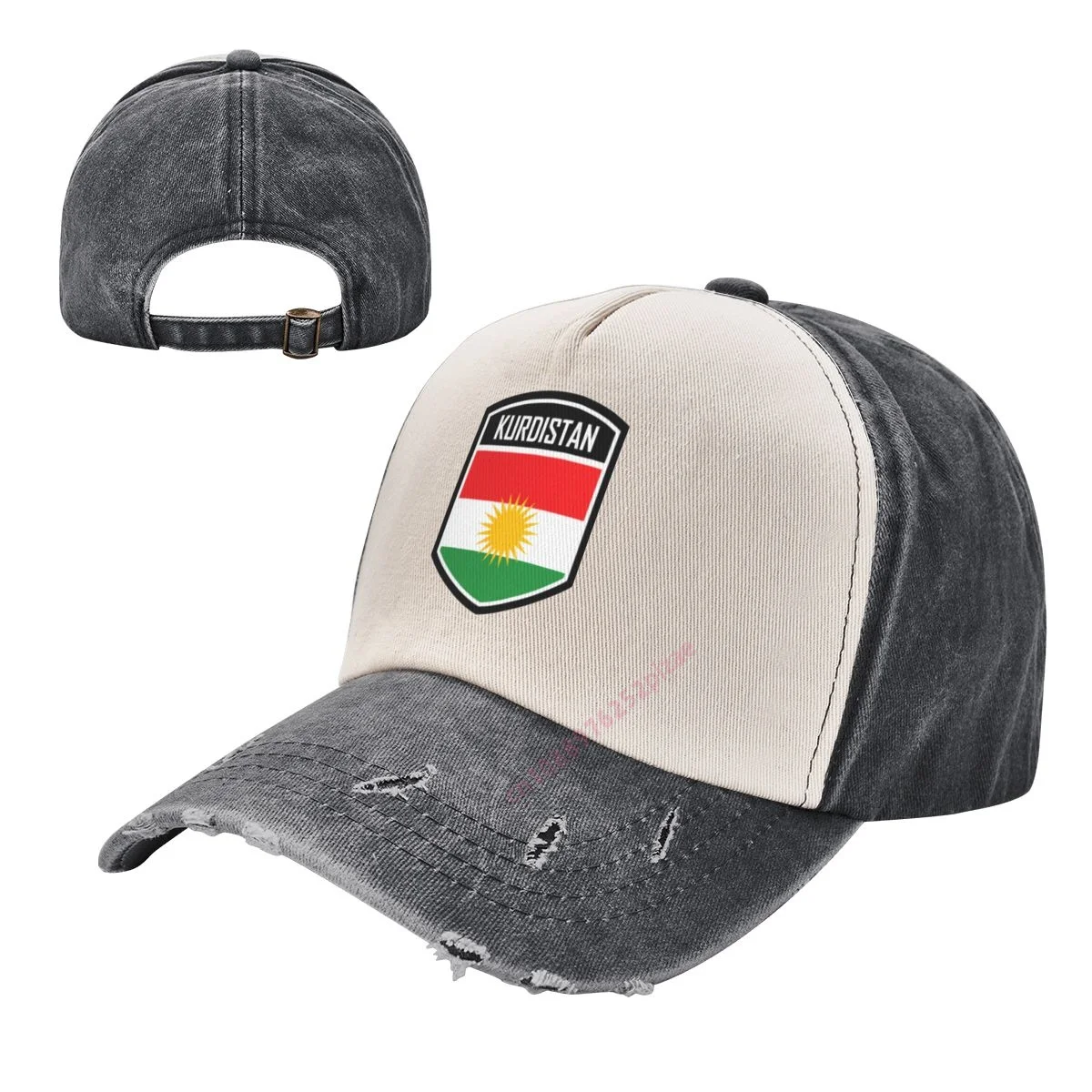 

Kurdistan Denim Cap Men Women Unisex Soft Adjustable Dad Baseball Hat For Dog Lover Gift