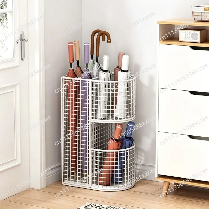 Umbrella Rack - Multi-functional Drain Design for Home & Commercial Use, Large Capacity Storage