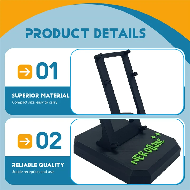 A13E-For Nerdqaxe + 4.8TH/S ASIC مينر دعامة حامل حامل حامل طابعة ثلاثية الأبعاد لـ Nerdqaxe + 901 قاعدة تركيب تعدين التشفير