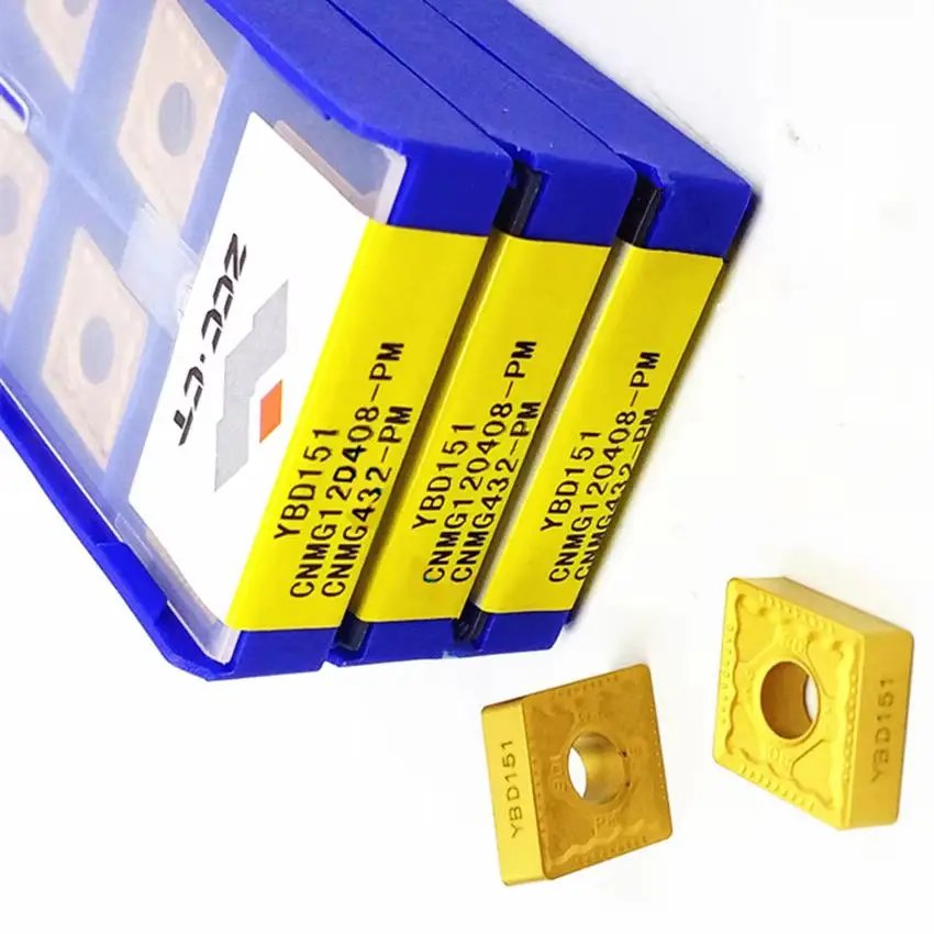 

CNMG120408-PM YBD151/CNMG120408-PM YBD252/CNMG120408-PM YBD052/CNMG120412-PM YBD052 ZCC.CT CNC carbide inserts For Cast iron