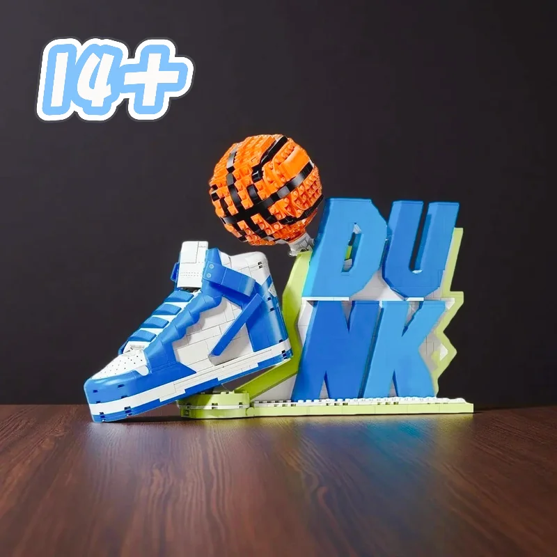 

Basketball Sneaker Building Blocks Model Set 1180PCS MOC 43008 DIY Assembly Creative Toys Home Ornament Friends Festival Gifts