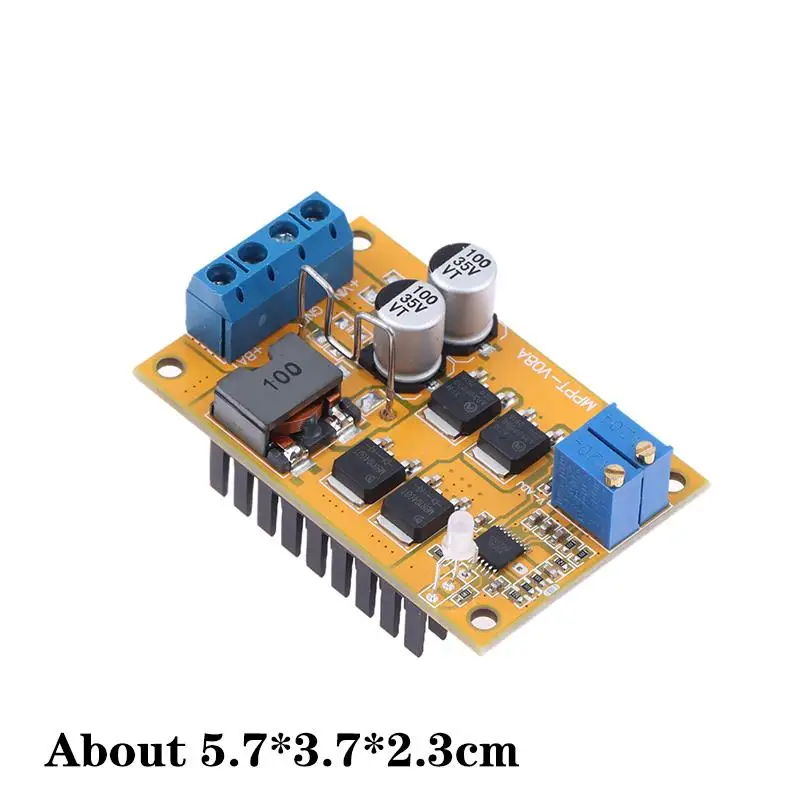 Powerful DC 8-28V 100W Solar Panel Charging Controller, 5A MPPT, Auto Switch, Suitable for 9V Panel