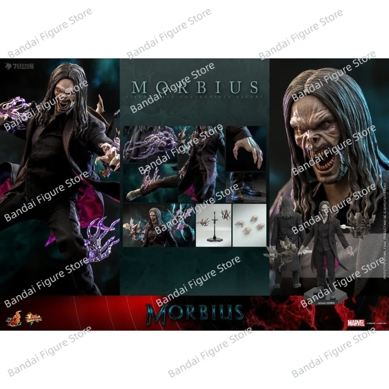 

HOTTOYS HT MMS665 1/6 Collectible Morbius the Living Vampire Soldier Model Marvel Series Villain Simulation 12" Full Set Figure