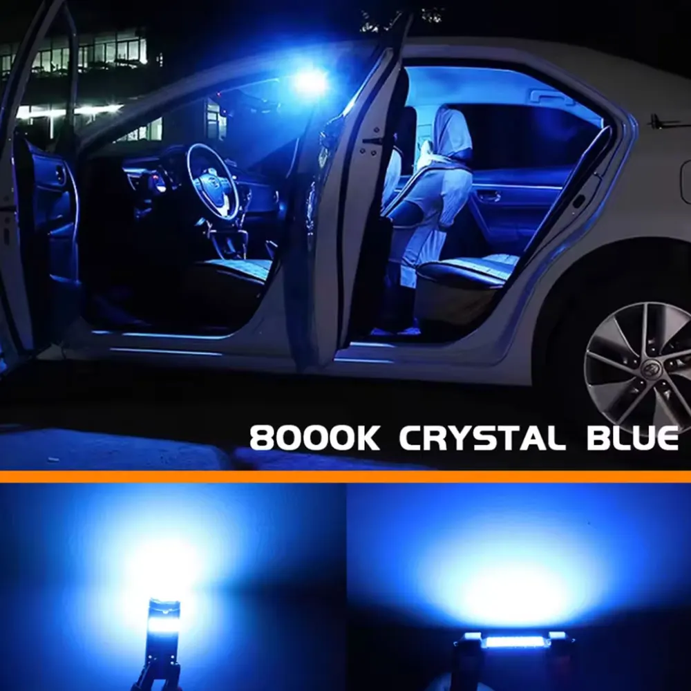 For SKODA Octavia MK1 1U2 1U5 MK2 1Z3 1Z5 MK3 5E3 5E5 Sedan Combi 1996 2006 2016 2018 Car Interior LED Light Kit No Error view 5