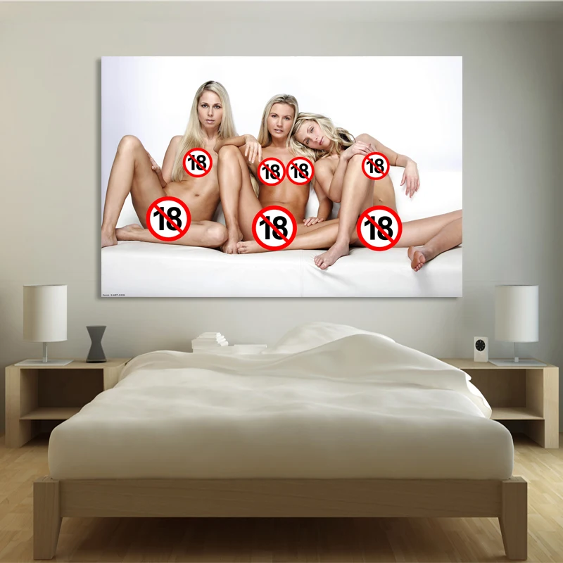 Hot Porn Sexy Models Nakeds Girls Wall Art Paintings Aldult Erotic Posters Canvas Prints Unframed For Home Living Room Decor