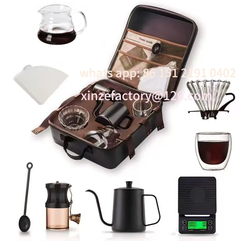 

Customizable Hand Grinding Coffee Pot Set Hand Grinding Coffee Pot Full Set