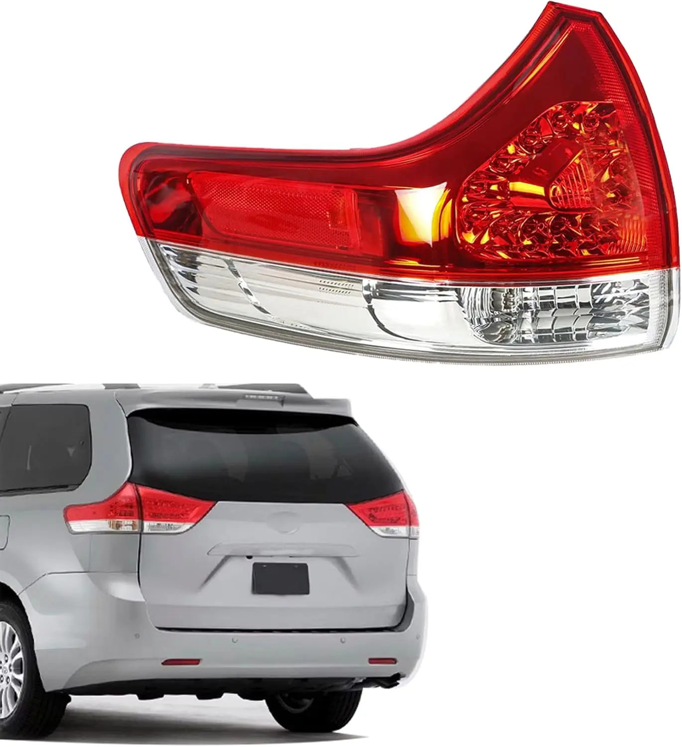

Left Side Tail Light for Toyota Sienna 2011-2014 TO2804107 8156008030