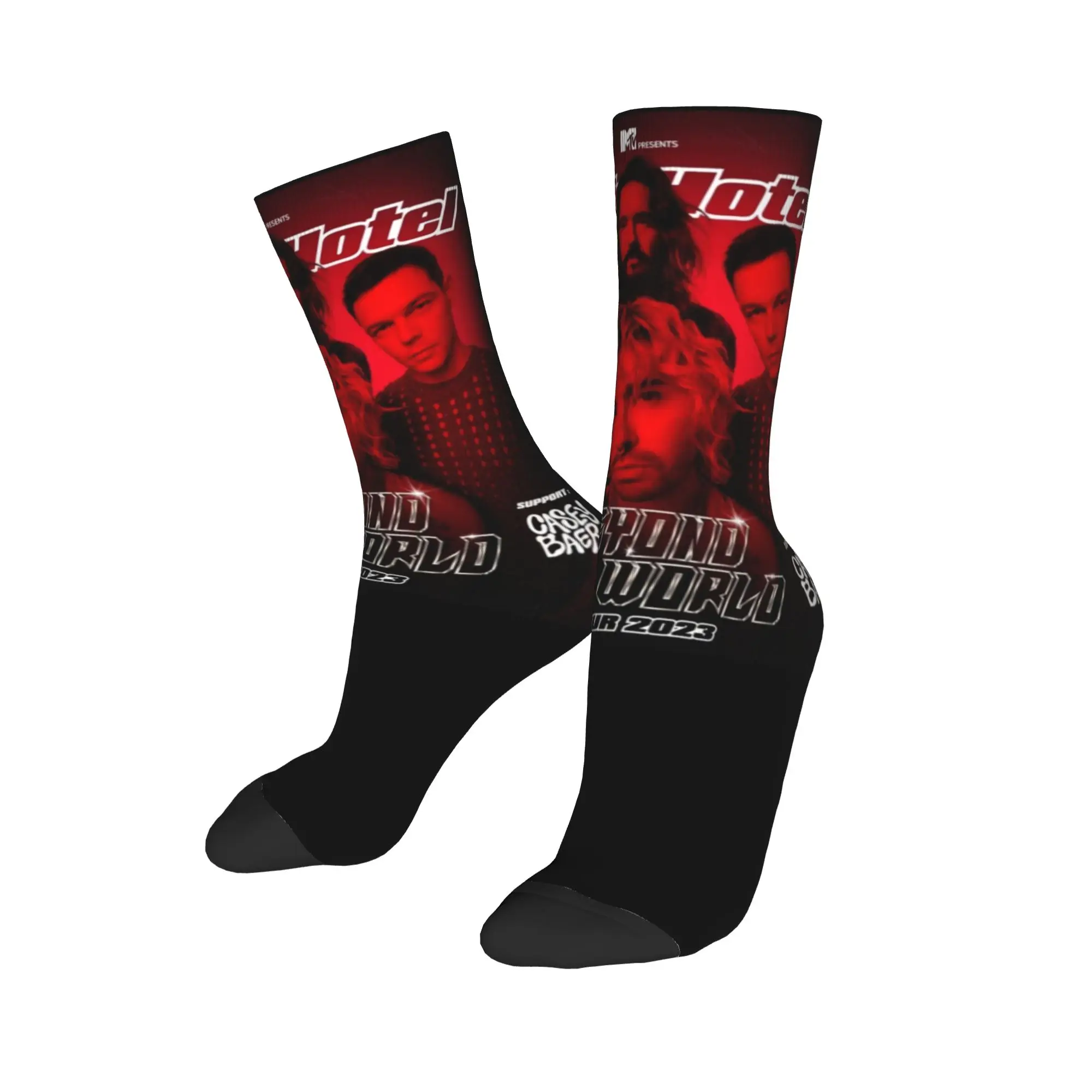

Custom Fun Printing The Band T-Tokios H-Hotels Socks for Women Men Stretch Summer Autumn Winter German Crew Socks
