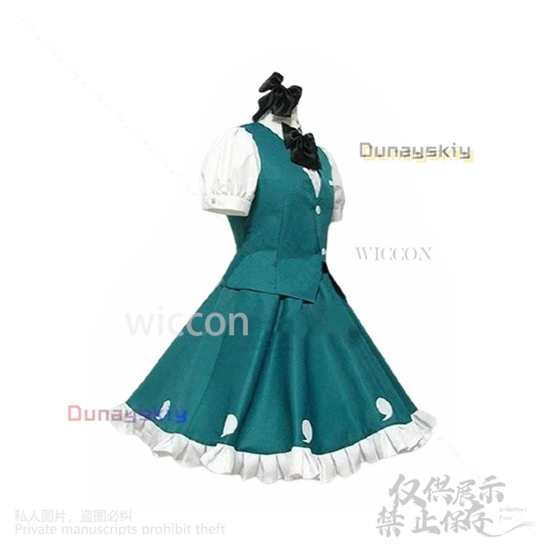 Costume de Cosplay du jeu animé Touhou Project Youmu Konpaku, uniforme scolaire JK, robe Lolita, perruques pour filles, fête d'halloween personnalisée