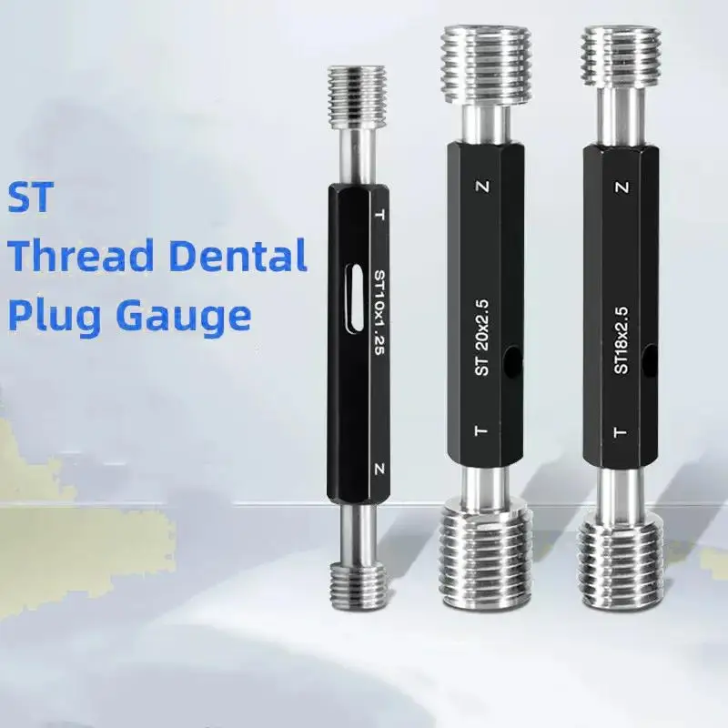 

1PC ST Metric Braces Thread Plug Gauge Fine Tooth Stop Gauge M4X0.7US internal Thread Gauge ST1 2 3 4 5 6 7 8 10 12 14UNC5/16-18