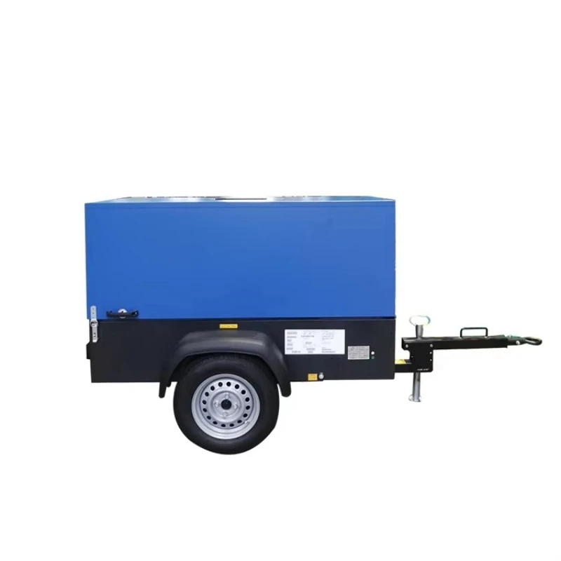 Permanent Magnet Screw Compressor Large Displacement For Large Bus Truck Chassis Sandblasting Auto Repair Workshop