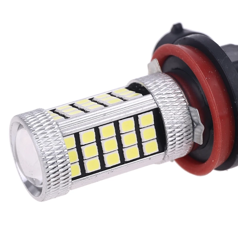 for DC 12V H11 2835 66 LED 6000K Car Projector Fog Driving Light White Bulb New Drop Shipping