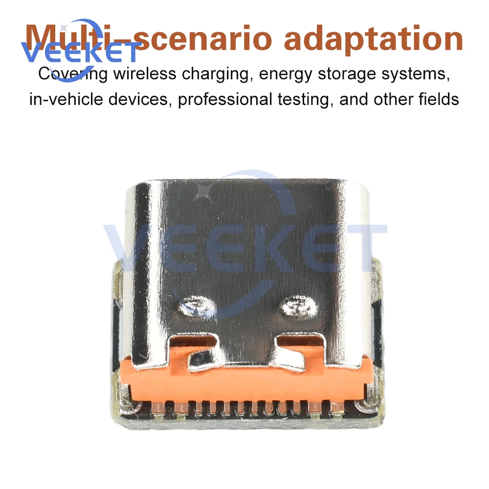 PD3.0 PD3.1 QC2.0 Mini Decoy Snellaadmodule DC 9V 12V 15V 20V Vaste uitgangsspanning Trigger Adapter PD naar DC Type-C