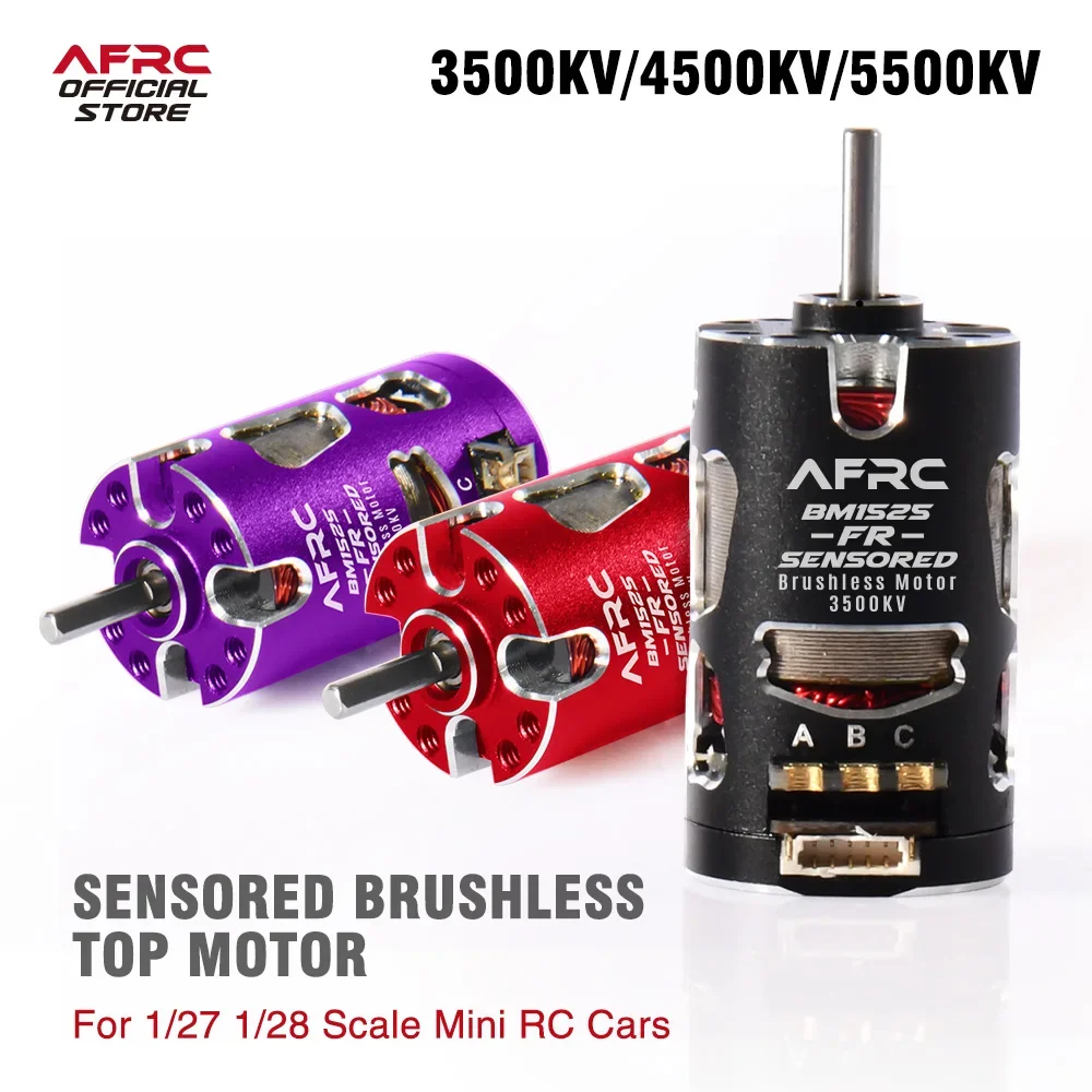 AFRC BM1525 FR Sensored Brushless Motor 3500KV 4500KV 5500KV For 1/24 1/28 Scale Mini Z D Q XRX GLRacing DIY Assembly Upgrading