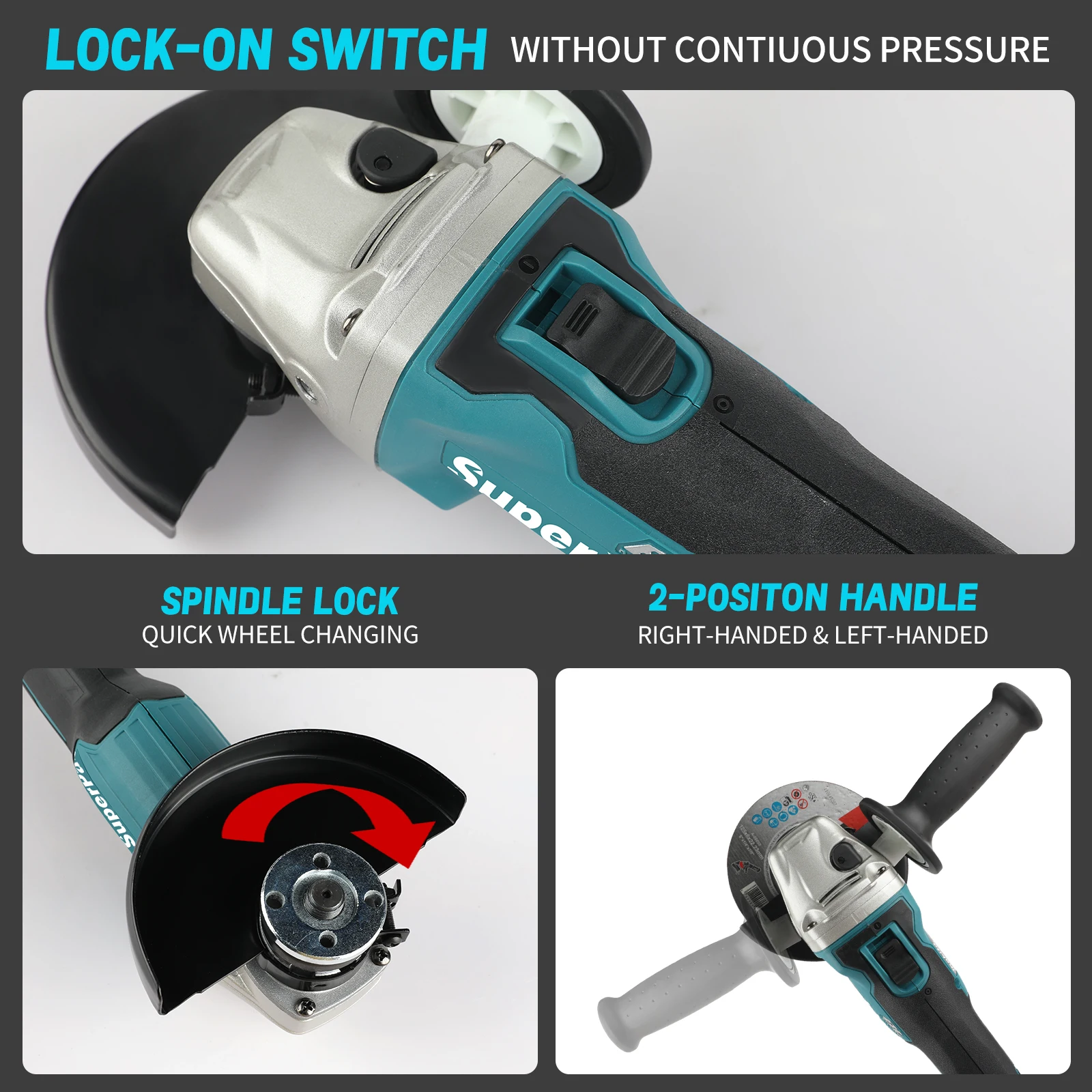 High-Efficiency Superpan 18V Brushless Tool - Portable Multifunctional Power Tool for Home Repair for Makita 18V battery specs