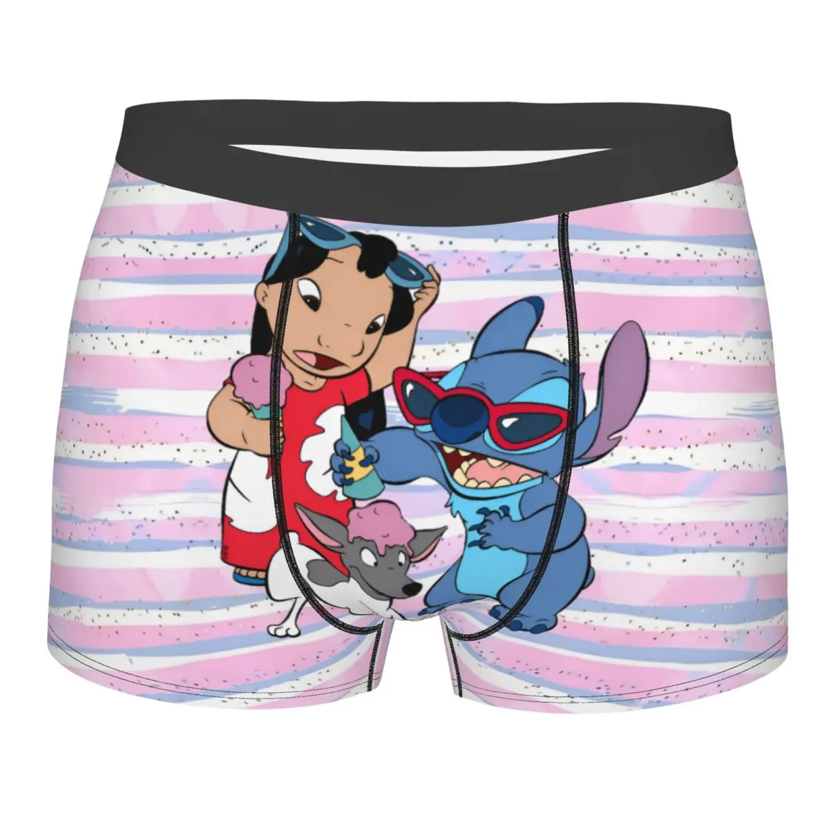 

Пользовательские крутые стежки манга аниме боксеры шорты мужские трусы эластичные трусы нижнее белье