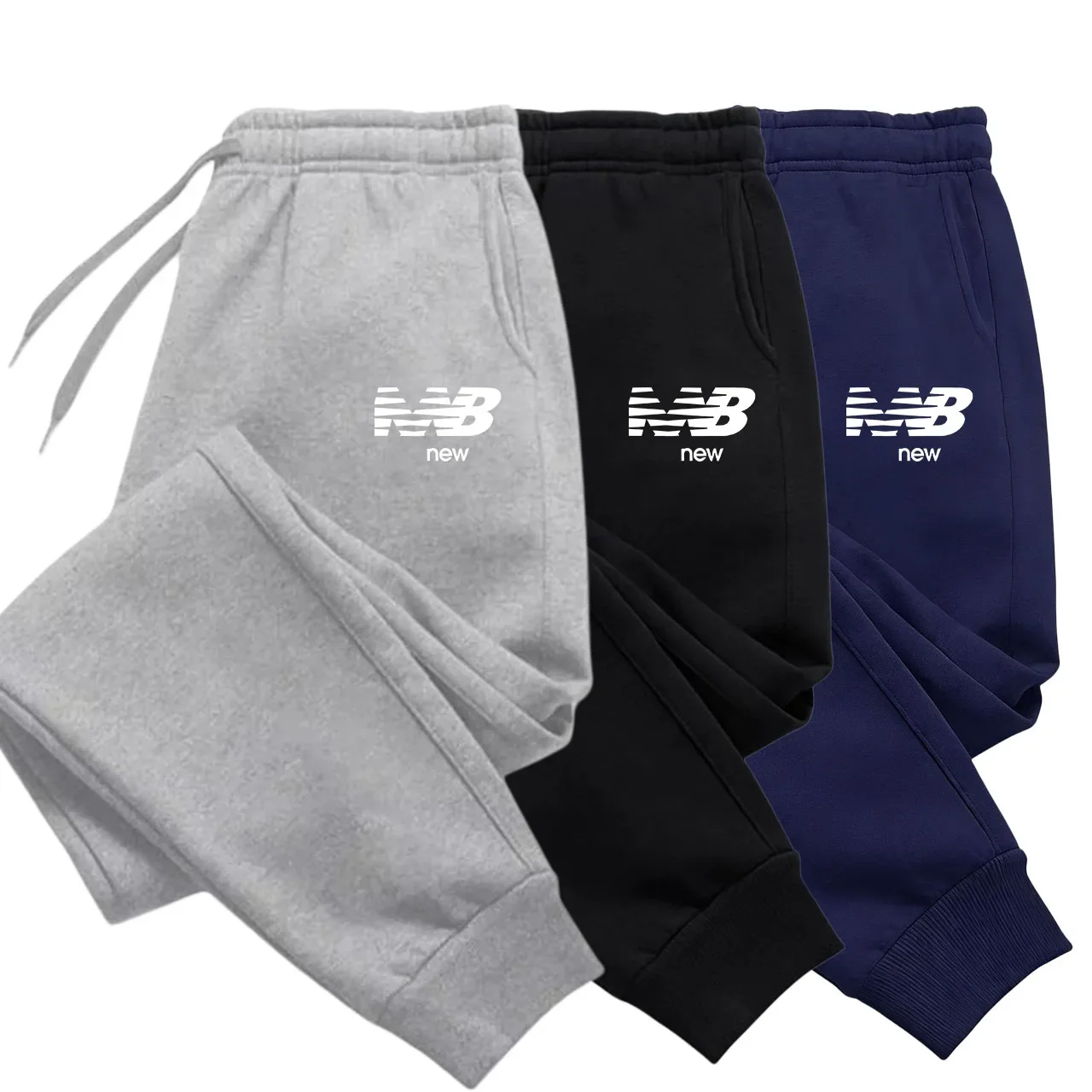 Men's fall/winter sports pants, printed casual pants, outdoor sports, men's jogging pants, 2026 daily running training pants