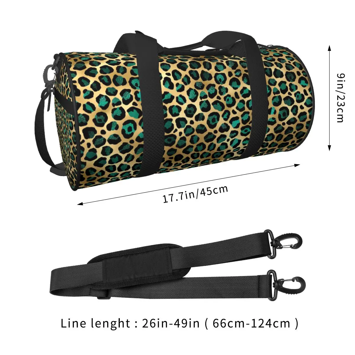 Zebra Leopard Print Sports Bags Y2K Swimming Gym Bag Large Capacity Vintage Handbags Men Custom Oxford Fitness Bag