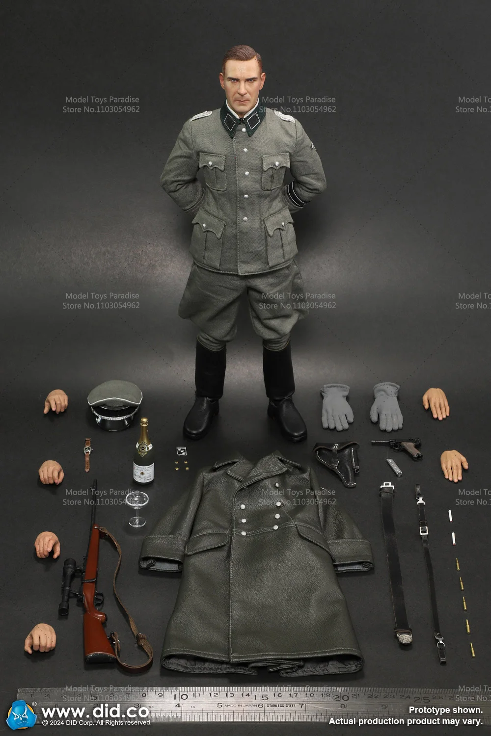 DID D80178 1/6 コレクタブルトイ ミリタリー中尉 男性兵士 フルセット 12インチ アクションフィギュア モデル ファンギフト