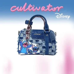 New Disney Stitch Original Ladies Handbag Luxury Brand Fashion Ladies One Shoulder Messenger Bag Large Capacity Cartoon Handbag