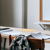 Solid Color Thick Wooden Pencil Box Portable Stationery Case Large Capacity Pen Storage Organizer for School Gift