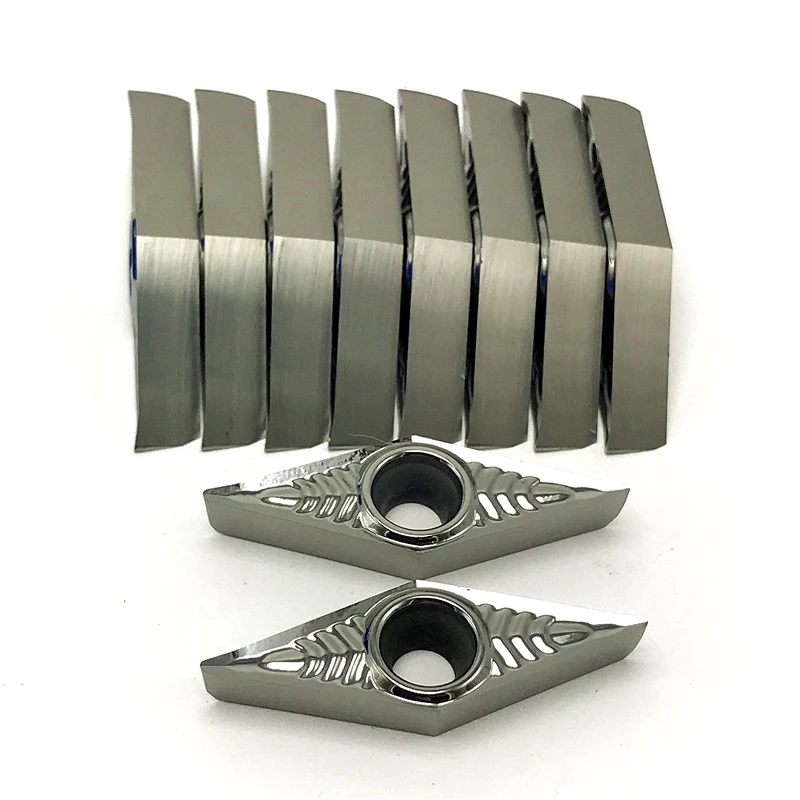 VCGT110302 VCGT110304 VCGT110308 AK H01 Aluminum Insert Turning Insert CNC Internal Turning Tool Copper aluminum wood processing